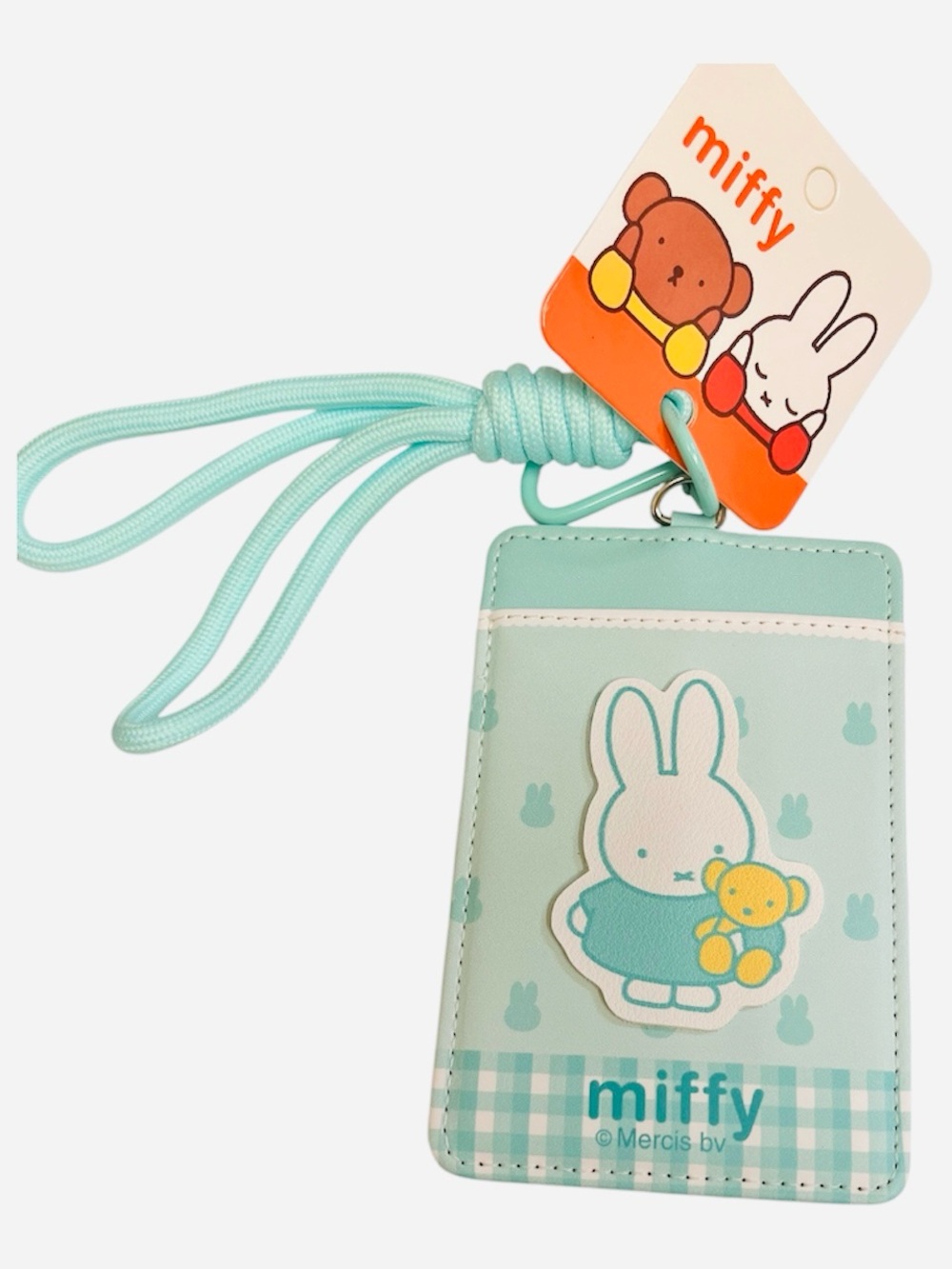 miffy Mint Green ID Card Holder with Lanyard